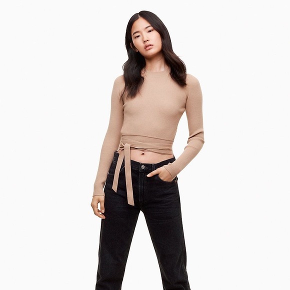 Aritzia Wilfred Merino Wool Mayrac Sweater XXS - Picture 1 of 5